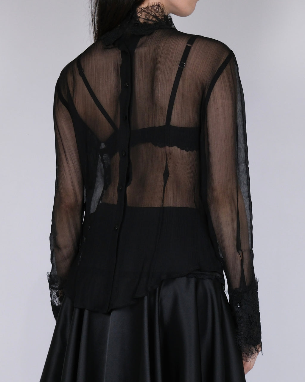 CHEMISIER TRANSPARENT DARK DEVOTION
