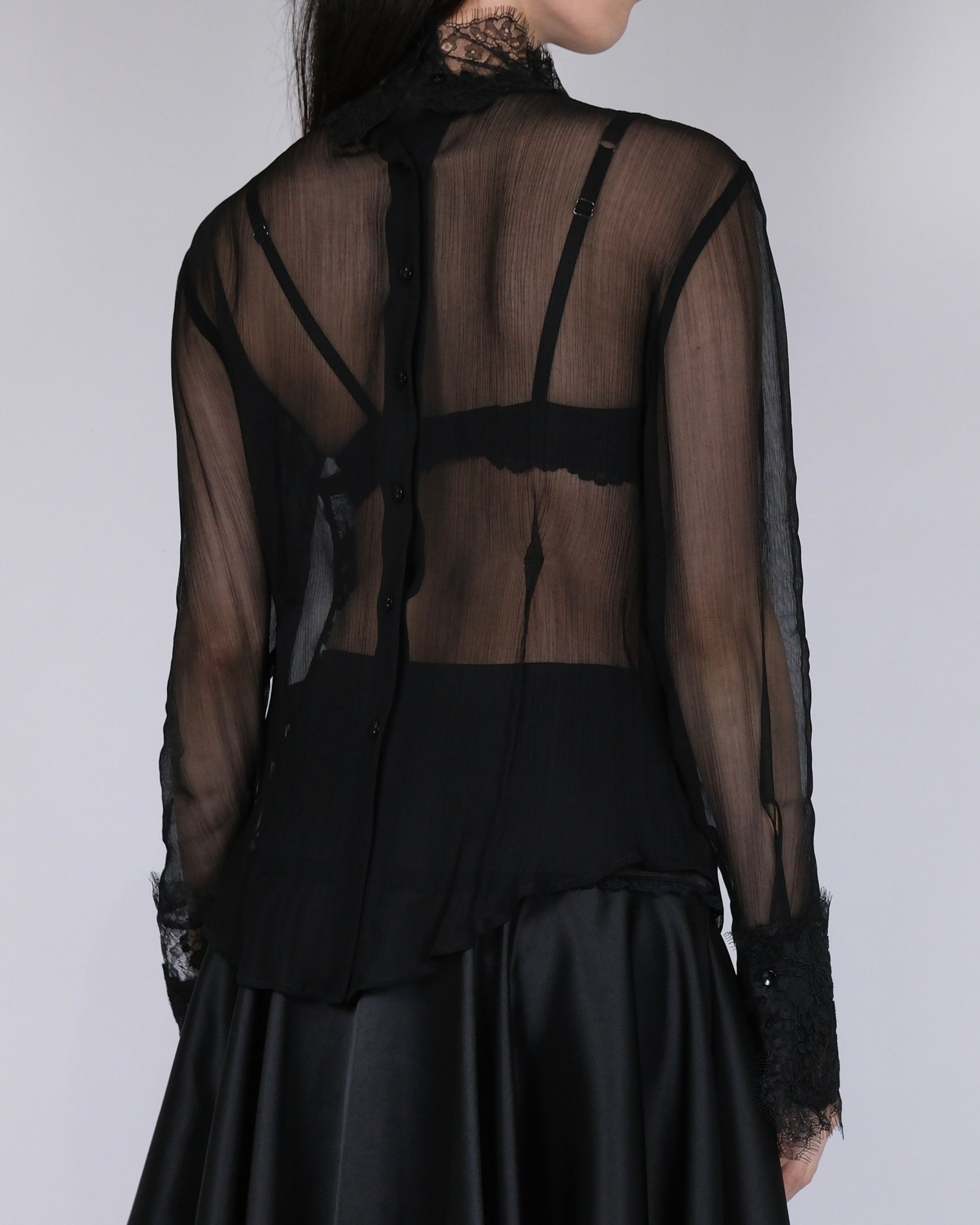 CHEMISIER TRANSPARENT DARK DEVOTION
