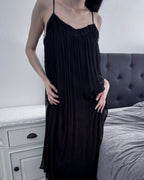 SACRED RITUAL MAXI DRESS — BLACK