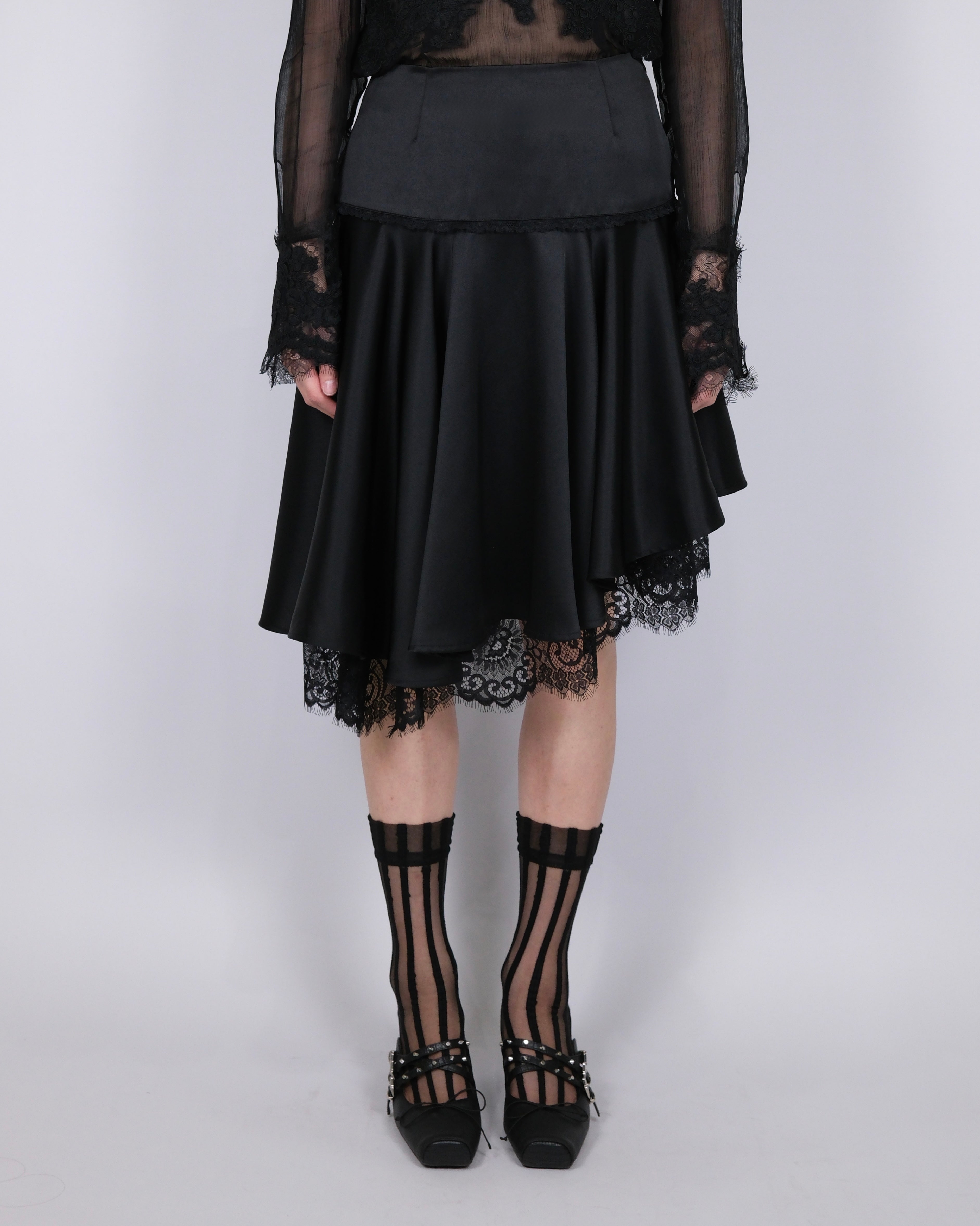 JUPE MI-LONGUE MIDNIGHT ALLURE