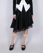 MIDNIGHT ALLURE MIDI SKIRT
