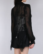 BLOUSE VOILE CLAIR DE LUNE
