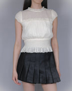 SILENT DISCIPLINE BLOUSE — IVORY