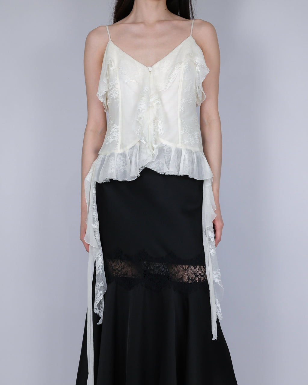 FATAL BLOOM CAMI — IVORY