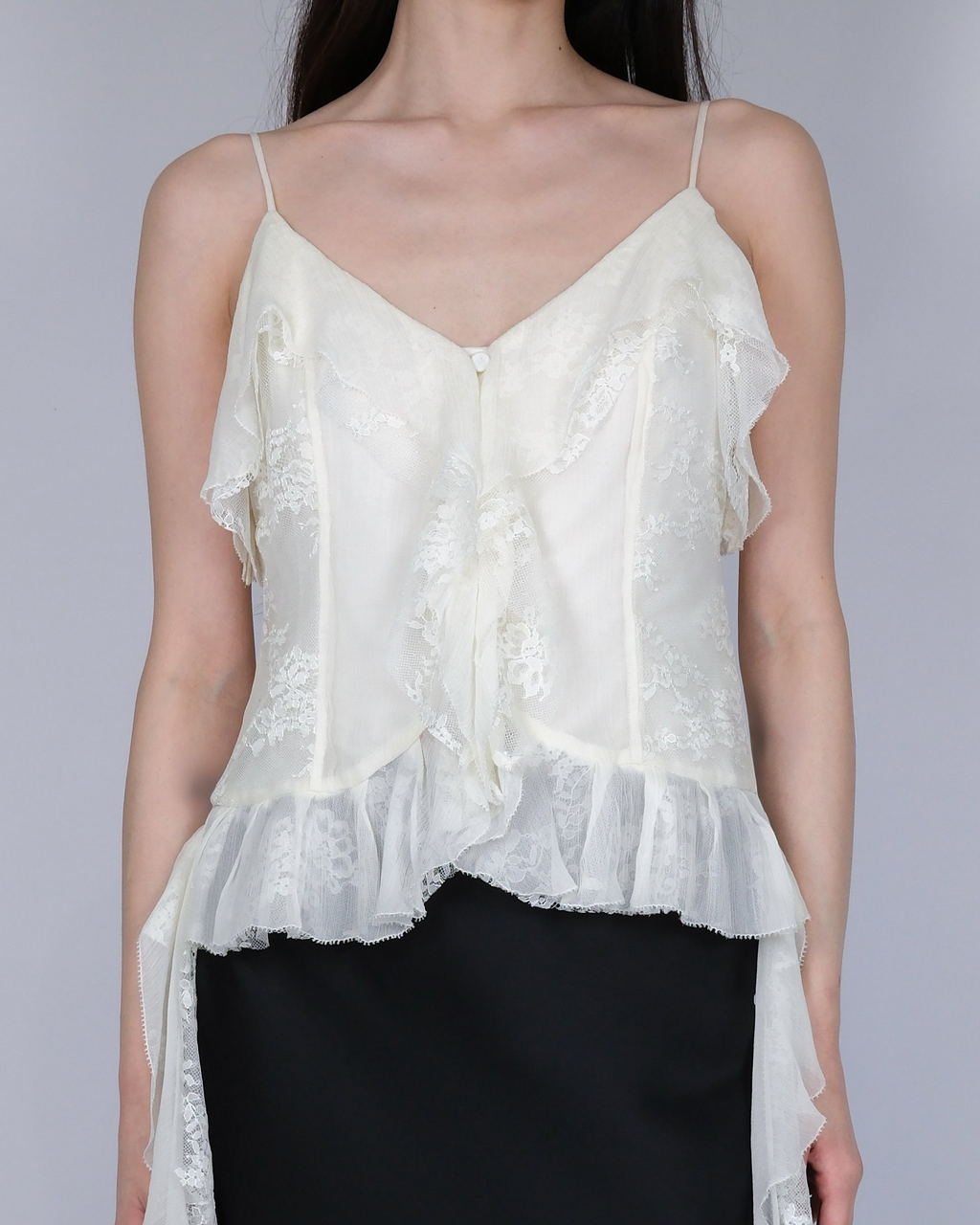 FATAL BLOOM CAMI — IVORY