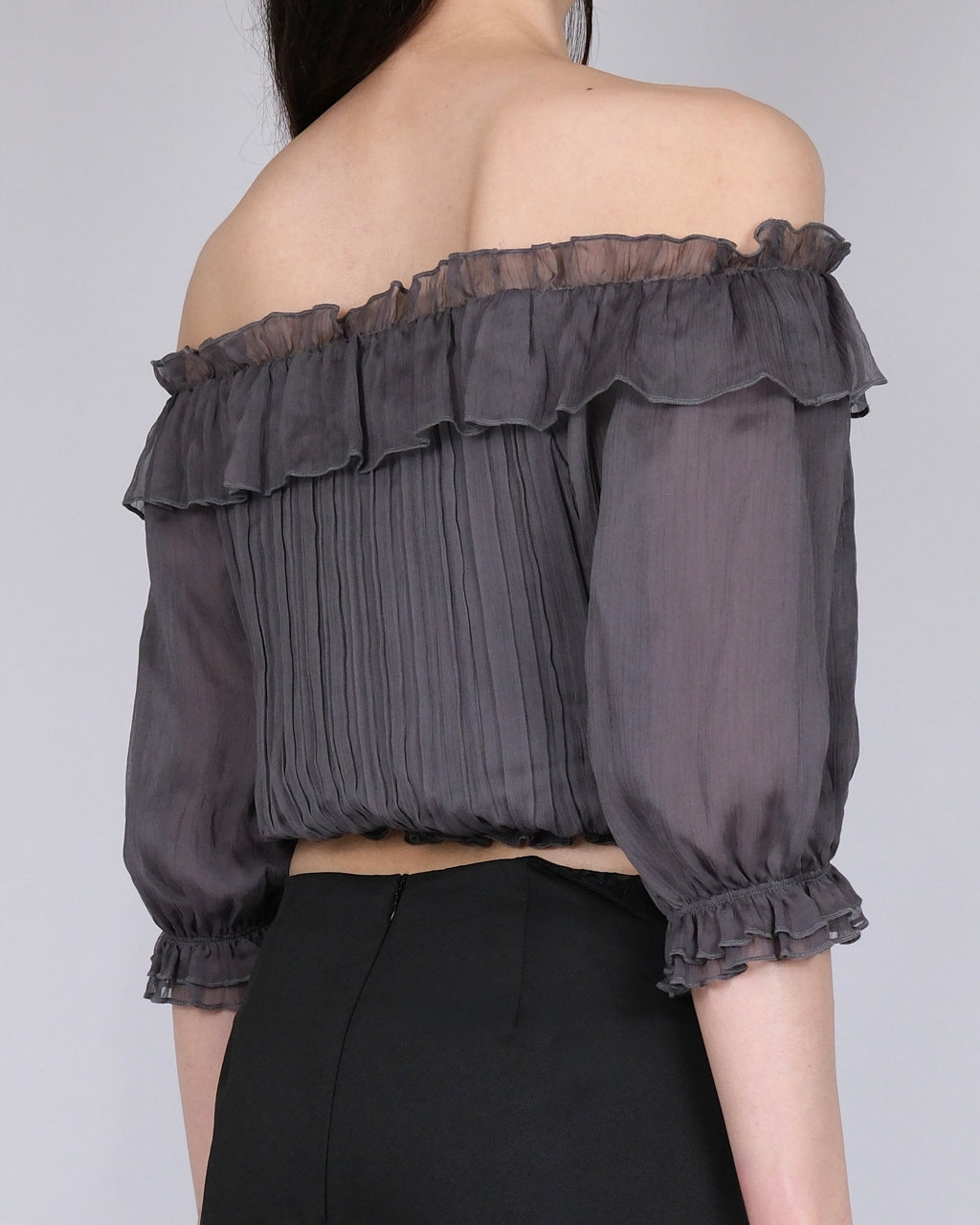 AFTERGLOW OFF-SHOULDER BLOUSE