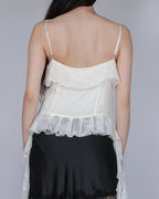 FATAL BLOOM CAMI — IVORY