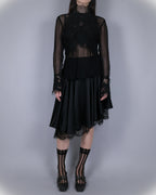 DARK DEVOTION SHEER BLOUSE