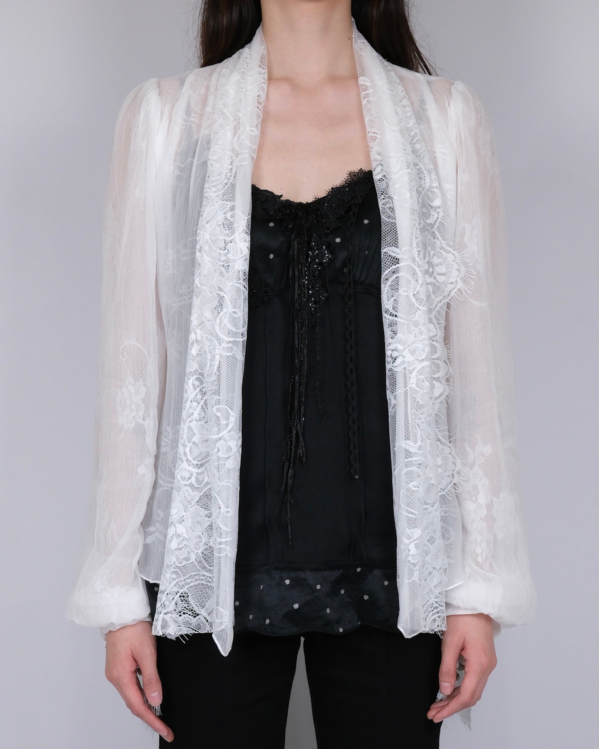 BLOUSE VOILE CLAIR DE LUNE