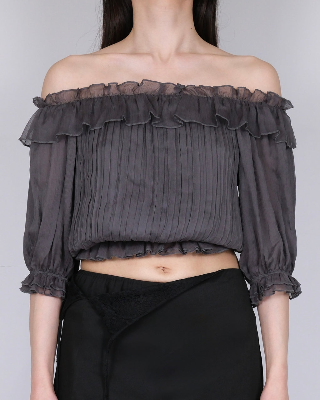 AFTERGLOW OFF-SHOULDER BLOUSE