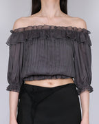 AFTERGLOW OFF-SHOULDER BLOUSE