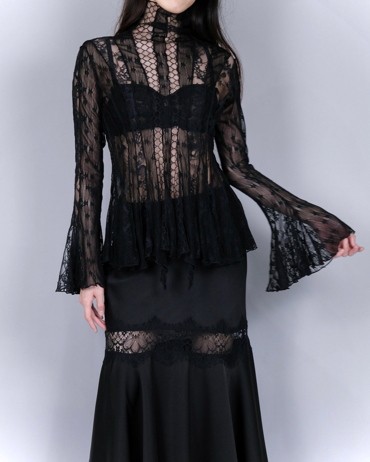 LOST FRAGMENT TOP — BLACK