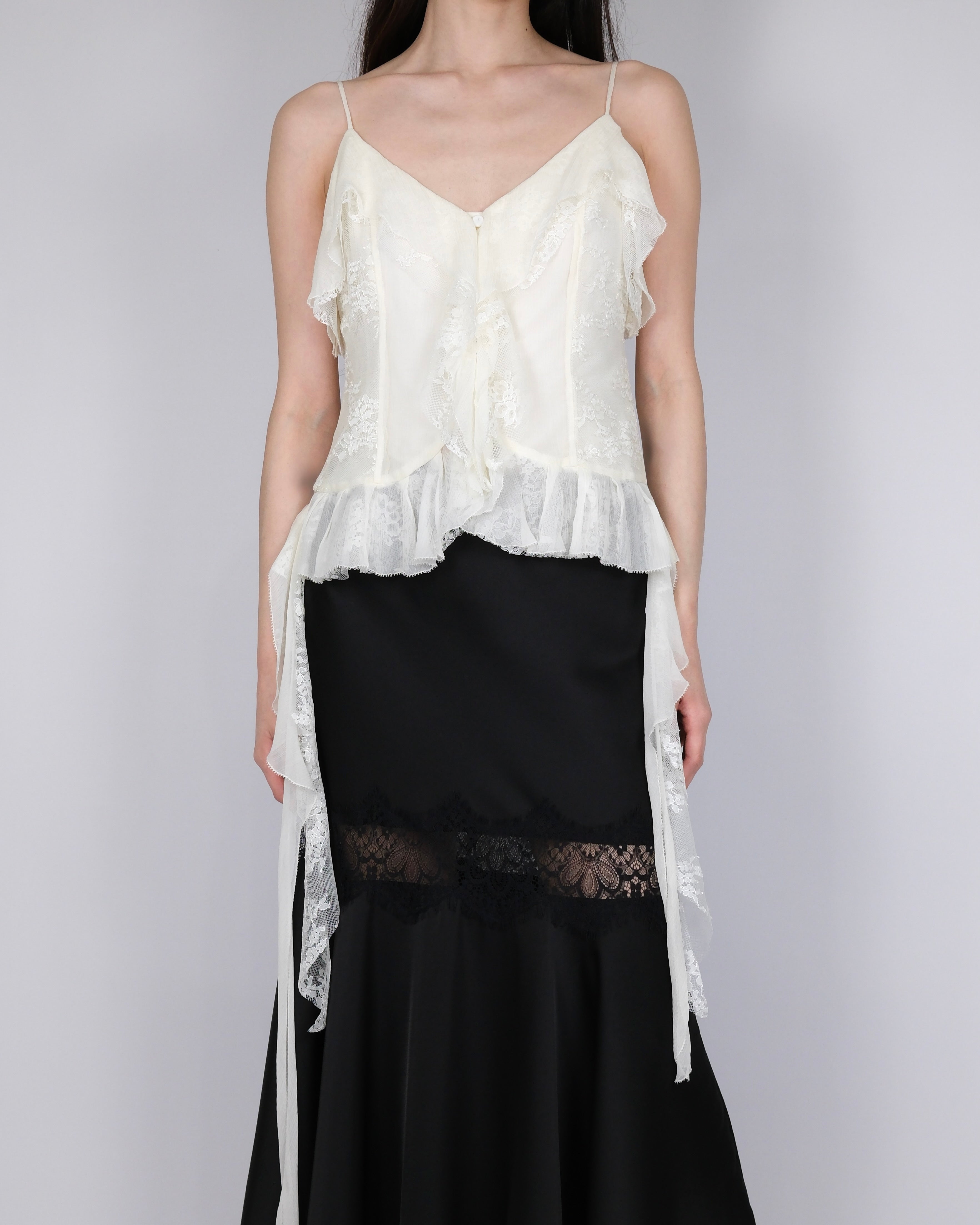 FATAL BLOOM CAMI — IVORY