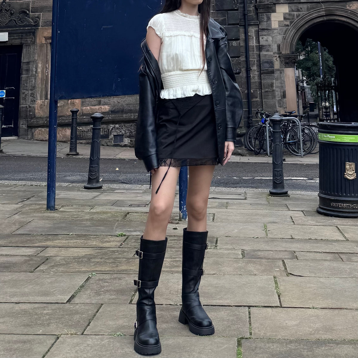 SILENT DISCIPLINE BLOUSE — IVORY