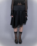 MIDNIGHT ALLURE MIDI SKIRT