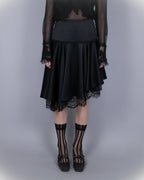MIDNIGHT ALLURE MIDI SKIRT