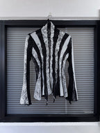 LOST FRAGMENT TOP — BLACK/WHITE