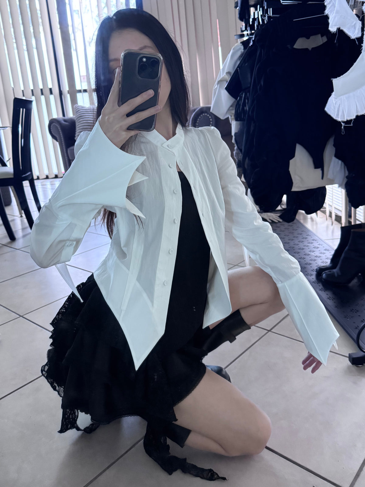 ARCANE DOCTRINE SHIRT — WHITE