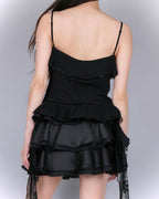 FATAL BLOOM CAMI — BLACK