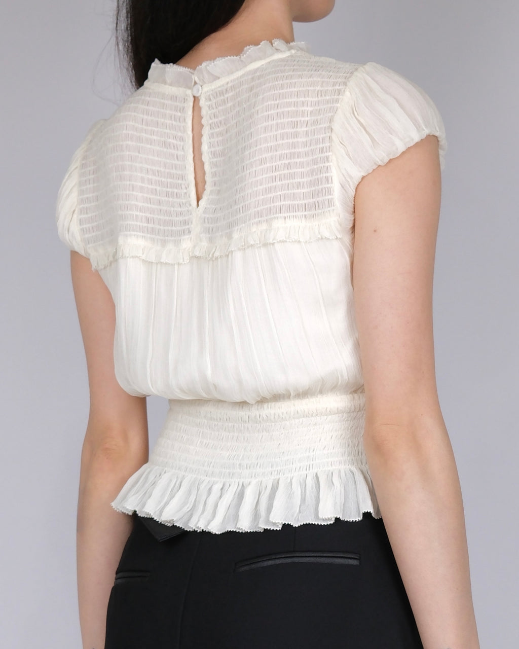 SILENT DISCIPLINE BLOUSE — IVORY