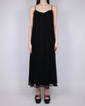 SACRED RITUAL MAXI DRESS — BLACK