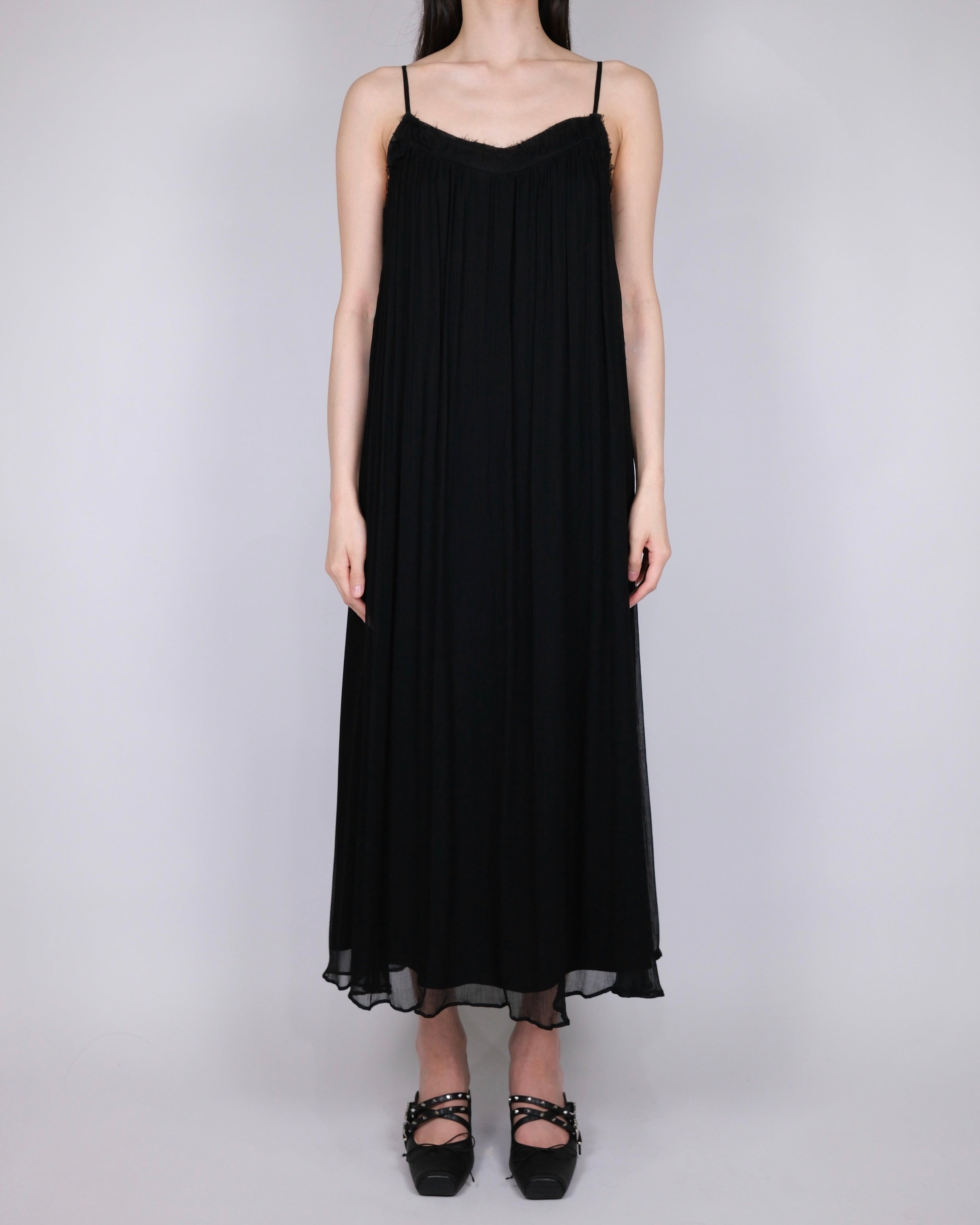 SACRED RITUAL MAXI DRESS — BLACK