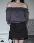 AFTERGLOW OFF-SHOULDER BLOUSE
