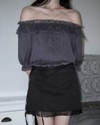 AFTERGLOW OFF-SHOULDER BLOUSE