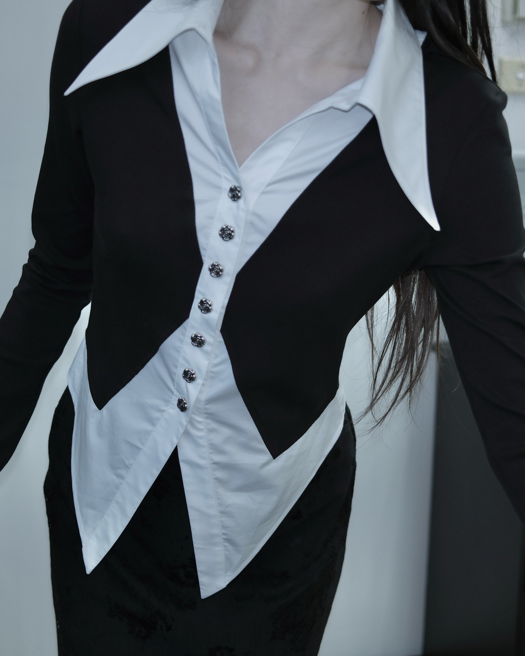 DOUBLE TAKE KNIT TOP
