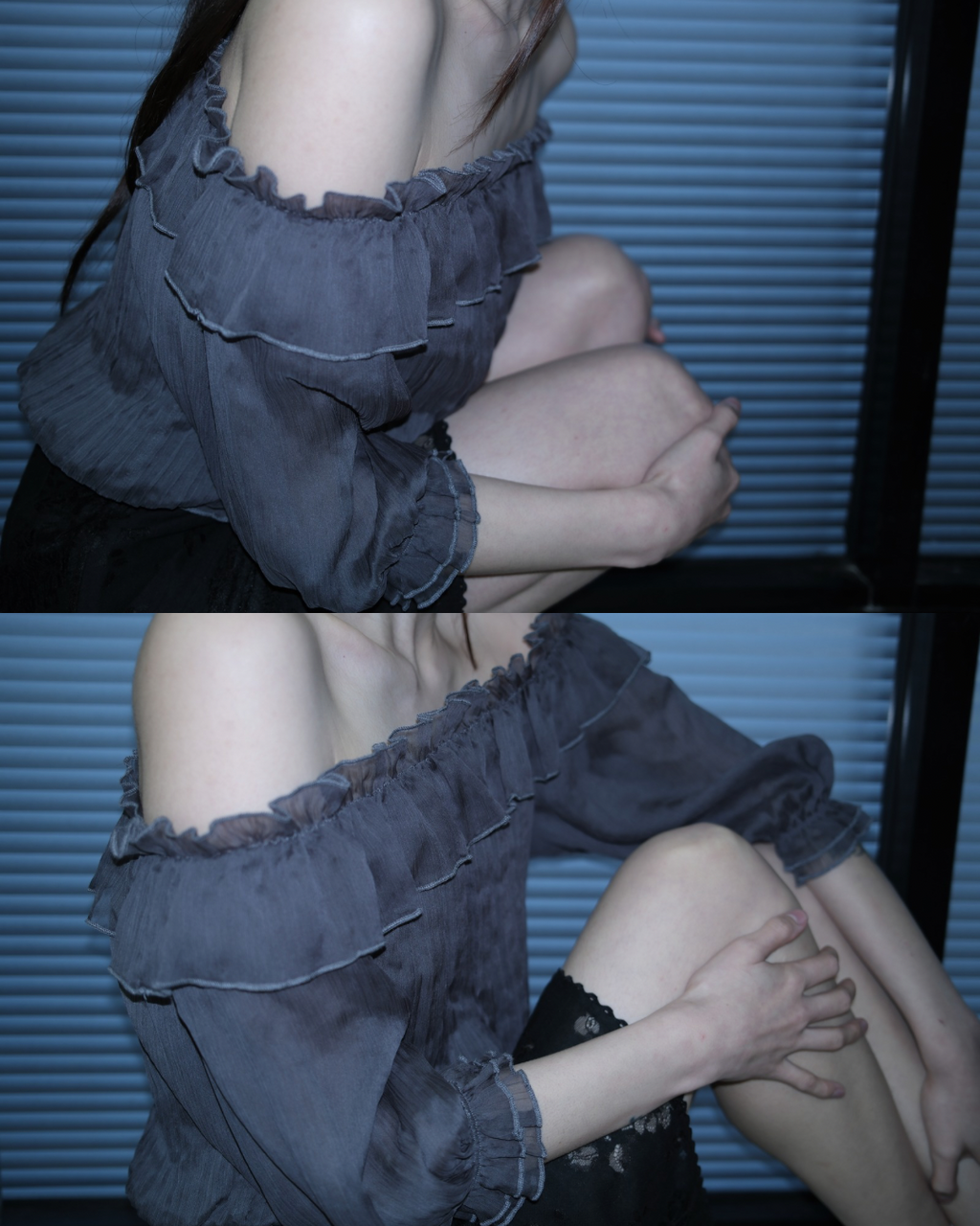 AFTERGLOW OFF-SHOULDER BLOUSE