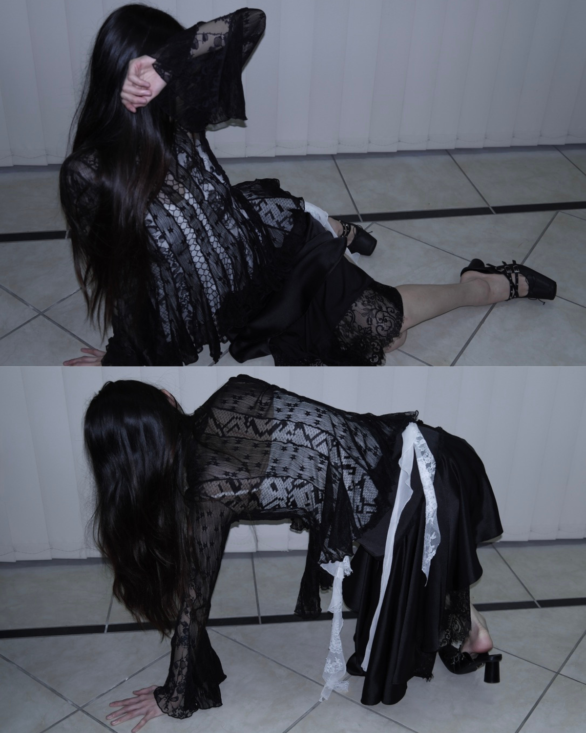 LOST FRAGMENT TOP — BLACK